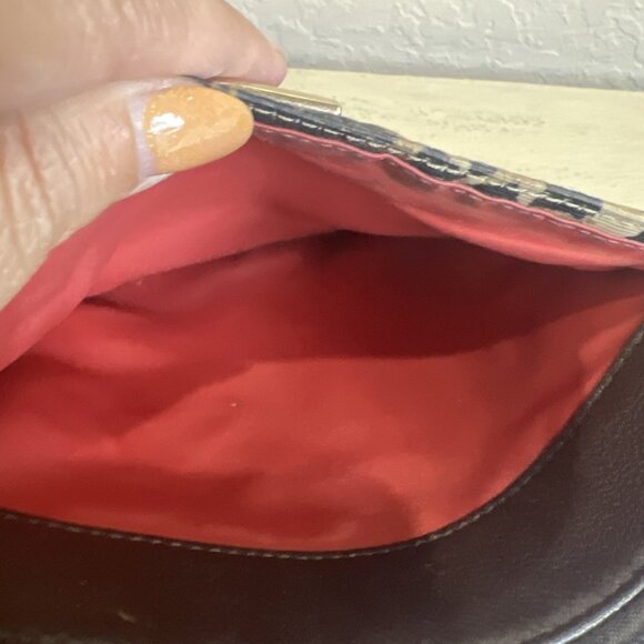 Coach Leopard Print Slim North South Crossbody Swing Pack Handbag Purse W/COA - Picture 8 of 10